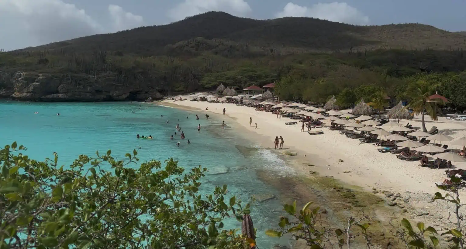 Grote Knip baai in Curacao