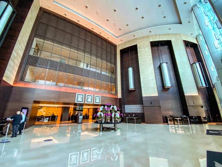 JW Marriott Marquis Dubai reception