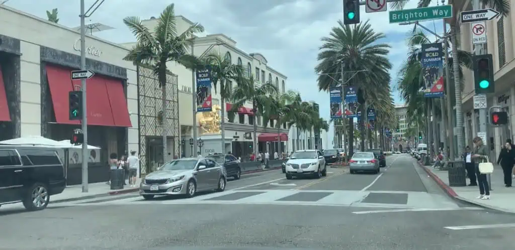 Rondreis Las Vegas steden & parken (20-dagen) 59 Los Angeles Santa Monica boulevard dure_straat