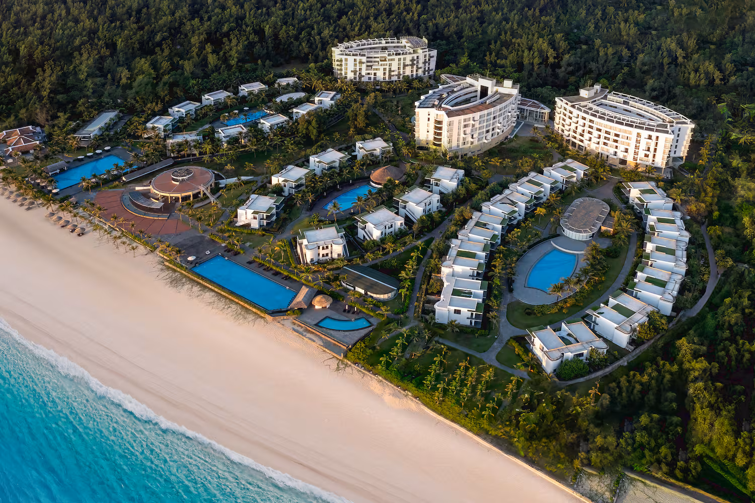 Melia Danang Beach Resort aerial