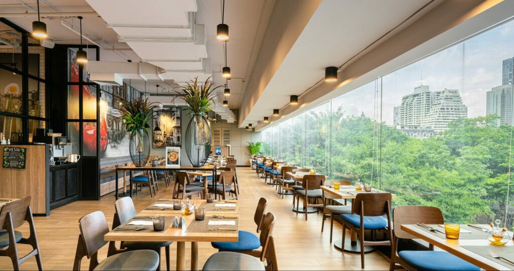 Pullman hotel Bangkok Thailand restaurant